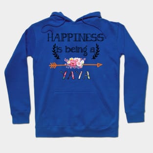 Happiness is being Yaya floral gift Hoodie